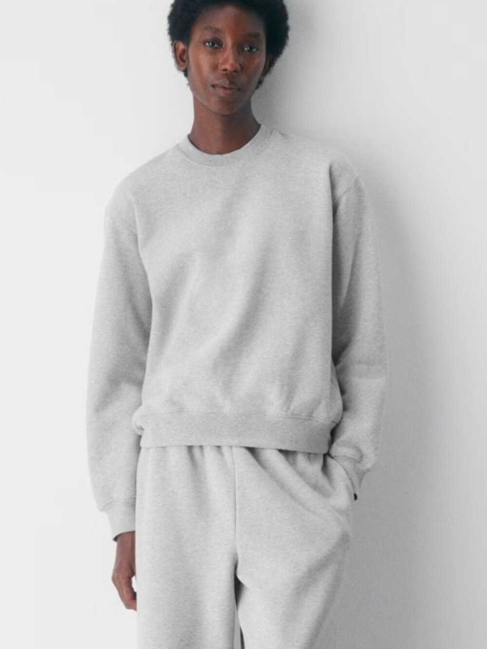 Aritzia Airy Terry sweatfleece perfect Crew sweatshirt